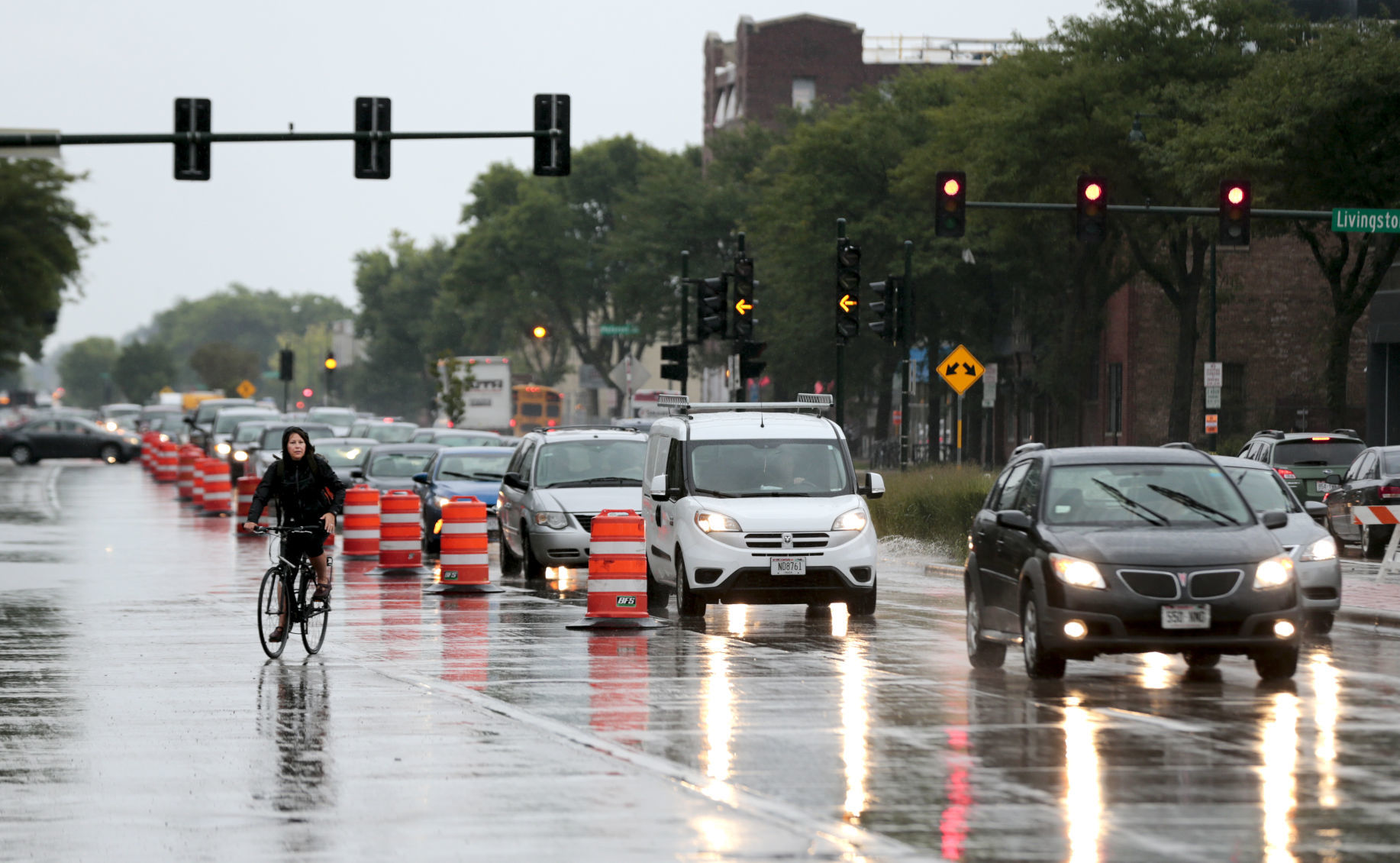 Rainy commute